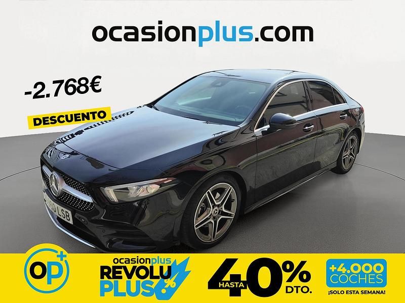 Usado Mercedes A150 150 CV (110 kW) 2021 Negro Berlina
