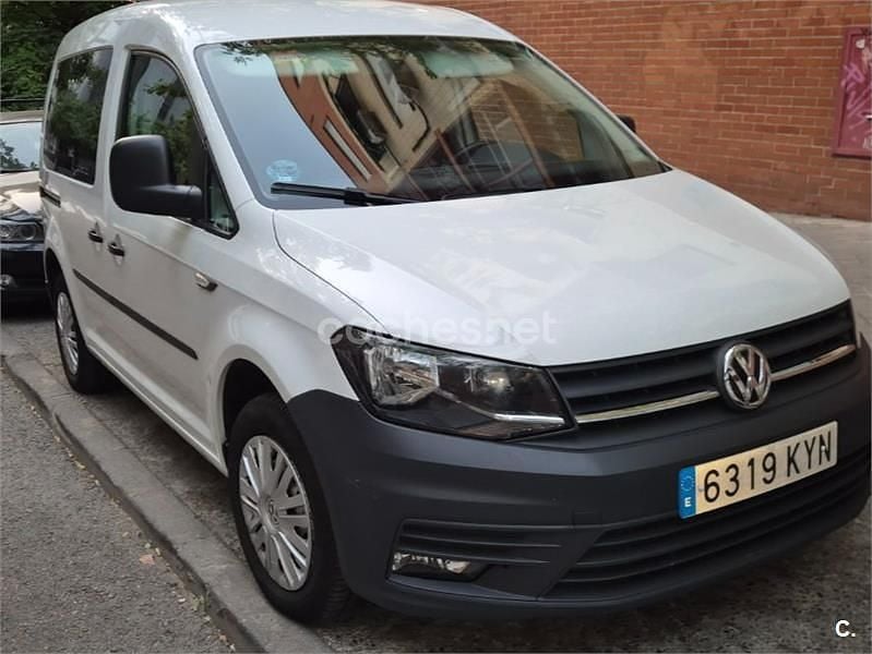 Blanco Usado 2019 VW Caddy Trendline Monovolumen | 13.500 € (Precio justo) - Imagen 1/4