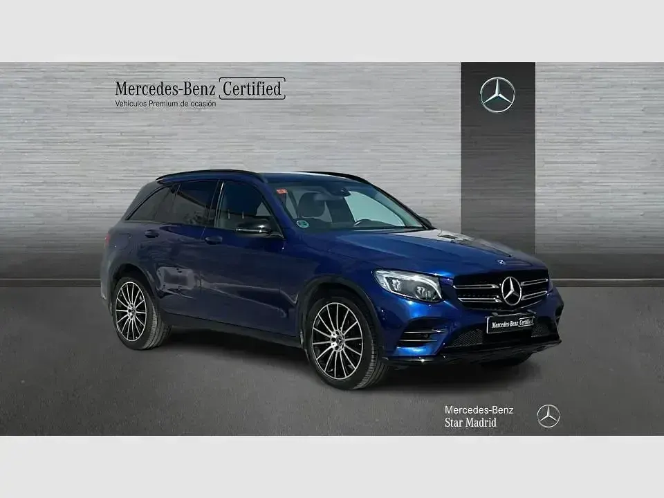 Brugt Mercedes GLC220 AMG line 170 HK (125 kW) 2019 Blå SUV