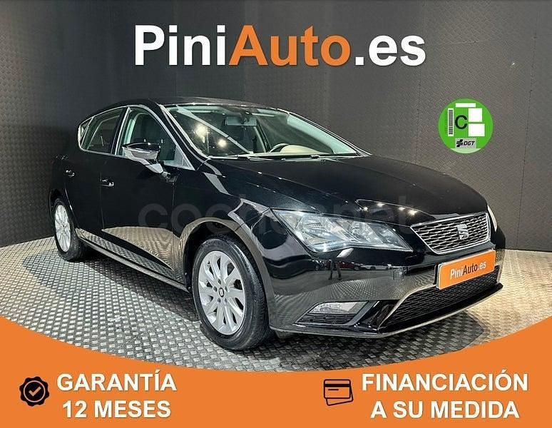 Usado Seat Leon Reference 110 CV (80 kW) 2016 Negro Berlina