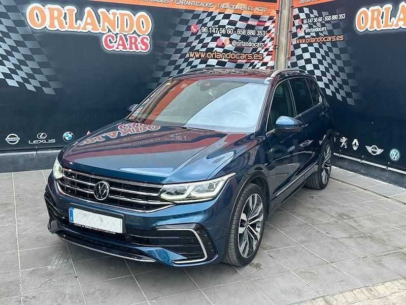 Usado VW Tiguan R-line 150 CV (110 kW) 2021 Azul SUV