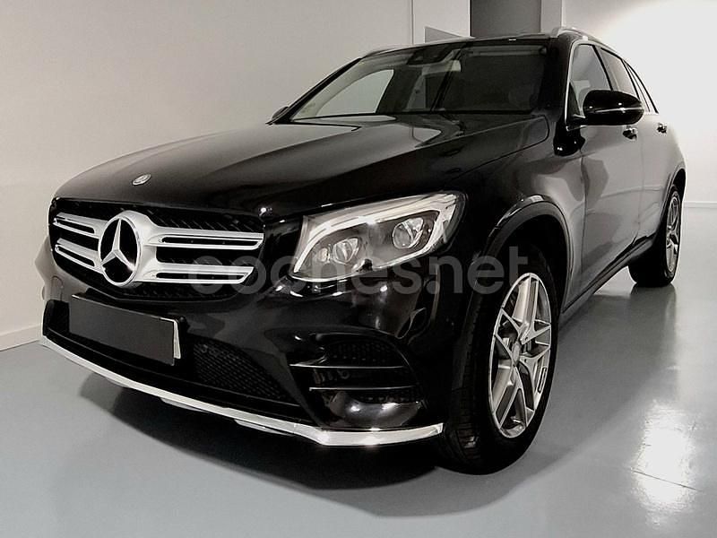 Negro Usado 2016 Mercedes GLC250 AMG line SUV | 26.000 € (Buen precio) - Imagen 1/4