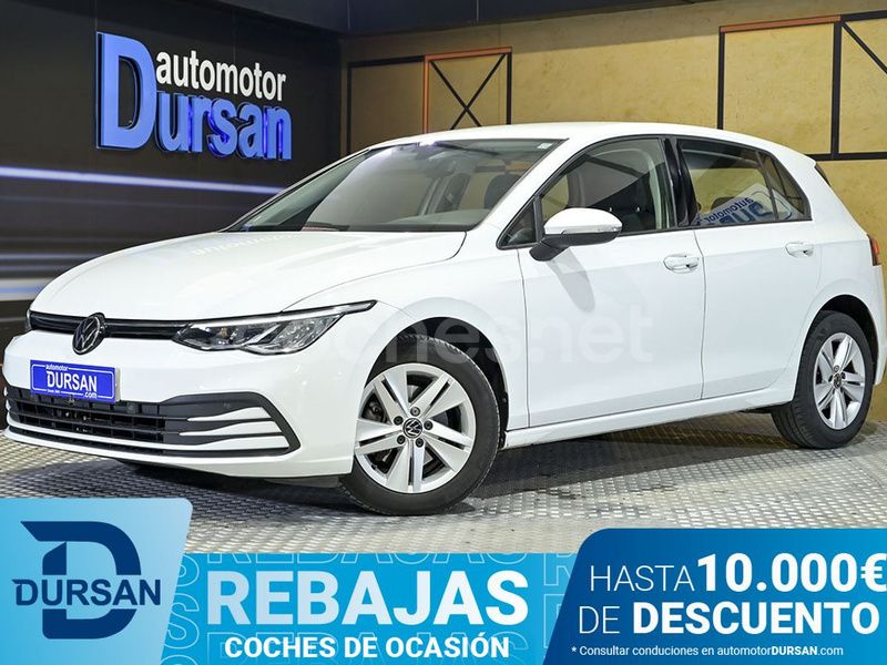 Blanco Usado 2021 VW Golf VIII Berlina | 19.990 € (Precio justo) - Imagen 1/4