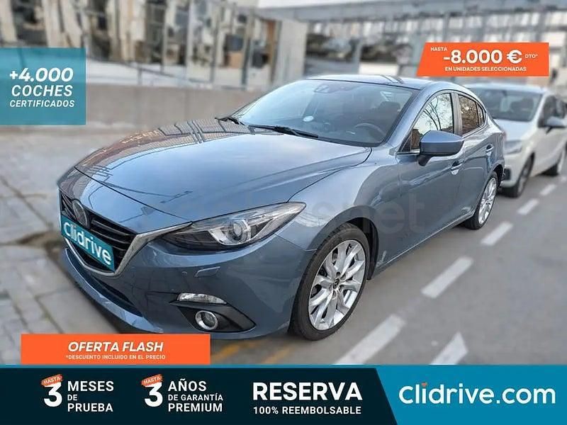 Usado Mazda 3 Luxury 150 CV (110 kW) 2014 Azul Berlina
