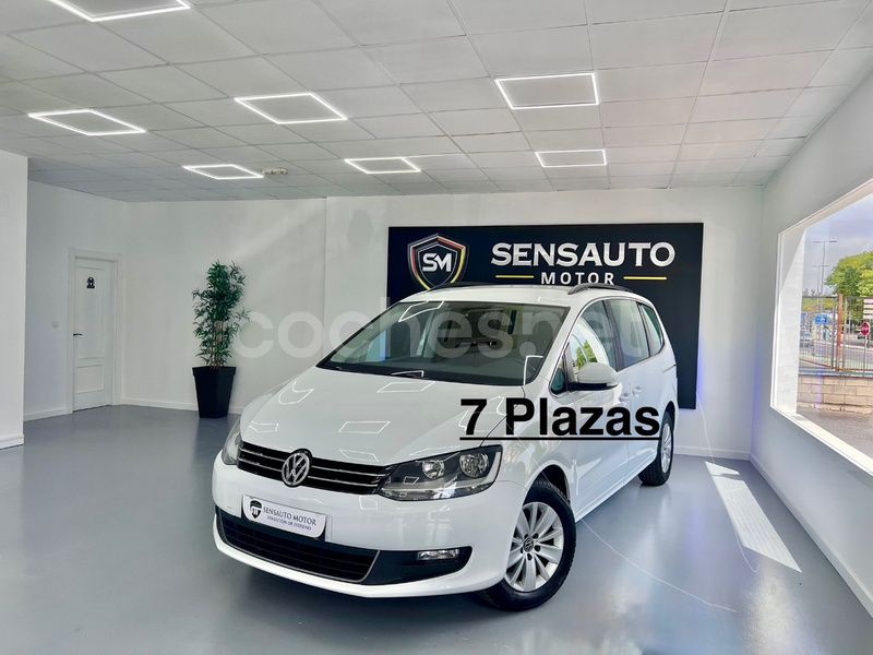 Blanco Usado 2018 VW Sharan Advance Monovolumen | 21.490 € (Precio justo) - Imagen 1/4