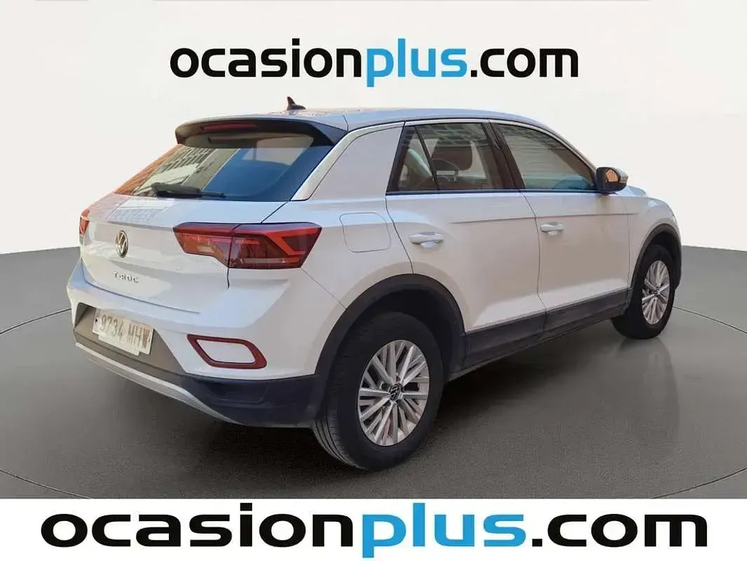 Usado VW T-Roc 110 CV (80 kW) 2023 Blanco SUV