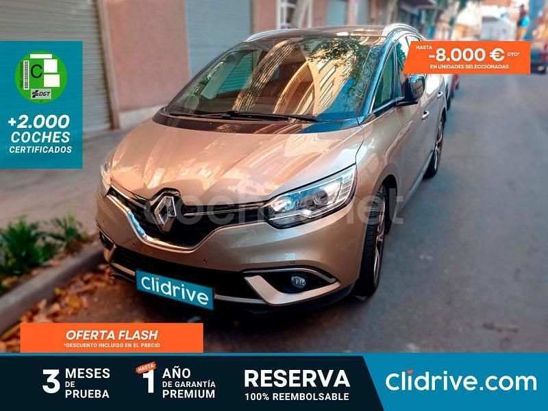 Marrón Usado 2017 Renault Grand Scénic IV Zen Monovolumen | 13.990 € (Precio justo) - Imagen 1/2
