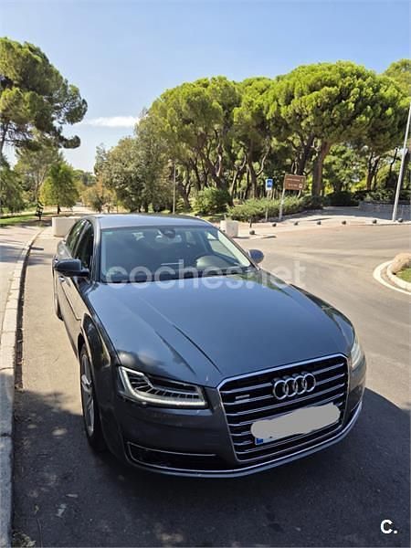 Usado Audi A8 258 CV (189 kW) 2014 Gris / plata Berlina