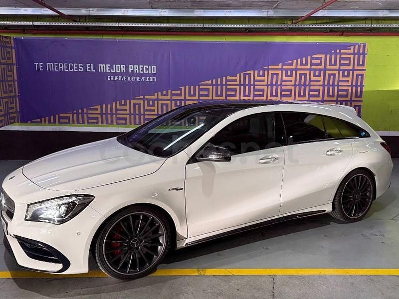 Usado Mercedes CLA45 AMG Shooting Brake 381 CV (280 kW) 2017 Blanco Familiar