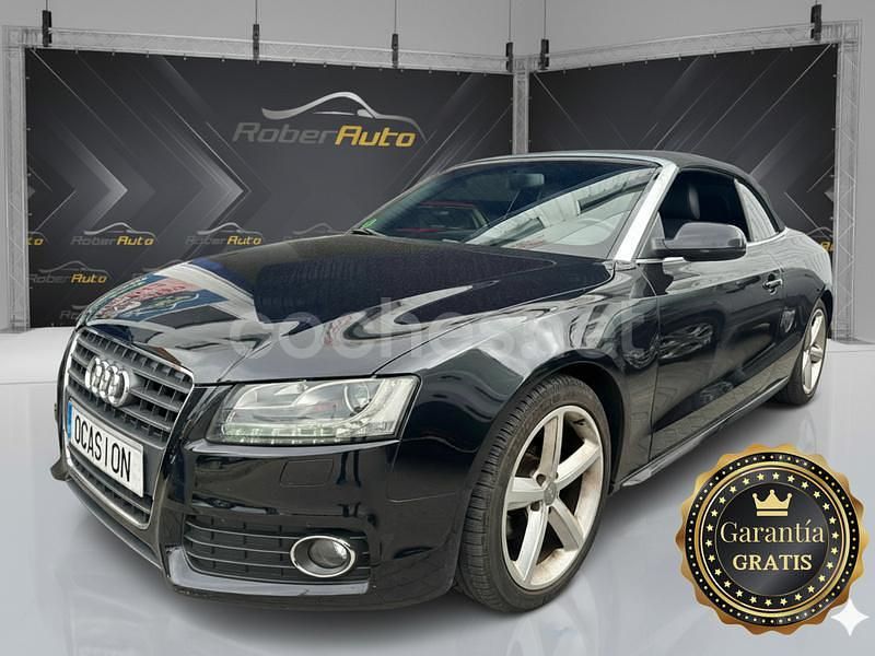 Negro Usado 2010 Audi A5 Cabriolet S-Line Descapotable | 11.597 € (Buen precio) - Imagen 1/4