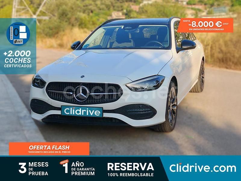 Blanco Usado 2022 Mercedes C300e Familiar | 37.990 € (Precio justo) - Imagen 1/3