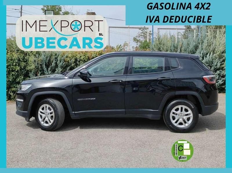 Negro Usado 2020 Jeep Compass Sport SUV | 14.600 € (Buen precio) - Imagen 1/4