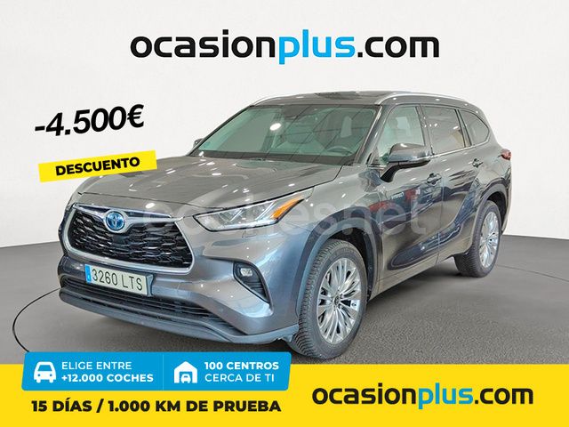 Gris / plata Usado 2021 Toyota Highlander Advance SUV | 49.500 € (Caro) - Imagen 1/4