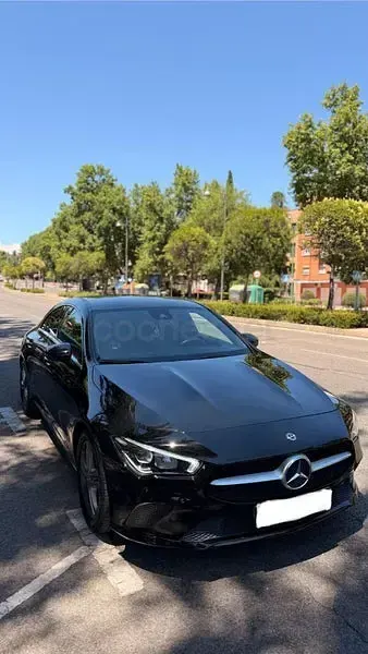 Usado Mercedes CLA200 150 CV (110 kW) 2020 Negro Coupe