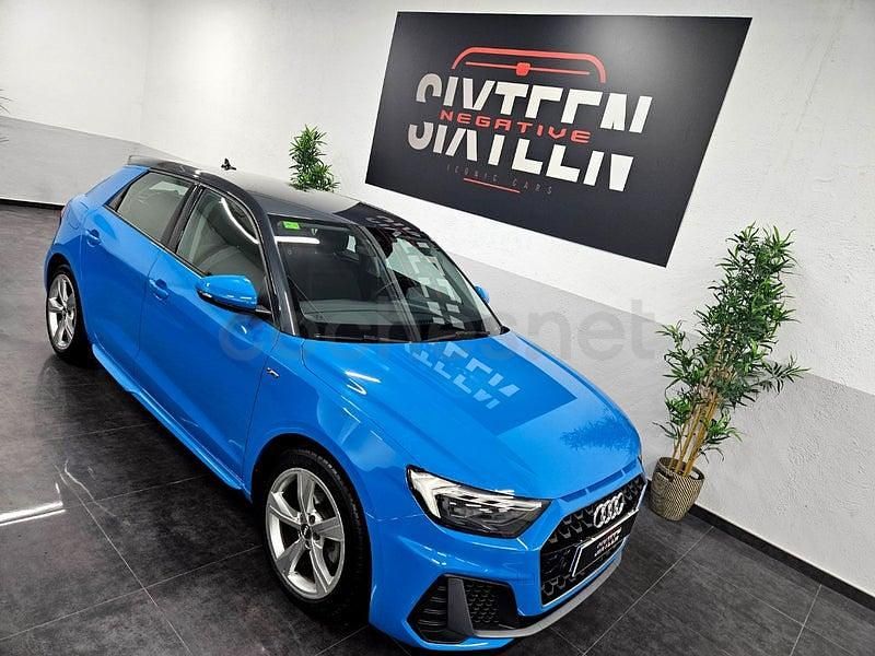 Usado Audi A1 Sportback S-Line 116 CV (85 kW) 2019 Azul Utilitario