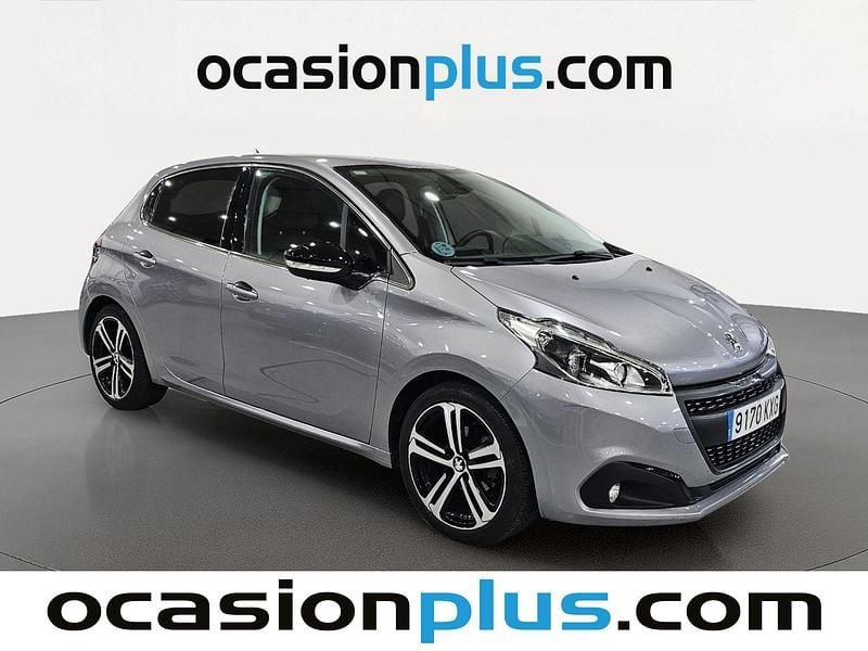 Usado Peugeot 208 GT-line 110 CV (80 kW) 2019 Gris Utilitario