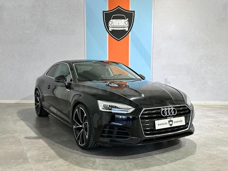 Usado Audi A5 150 CV (110 kW) 2018 Negro Coupe