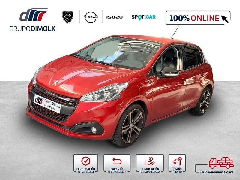 Rojo Usado 2018 Peugeot 208 GT-line Utilitario | 10.500 € (Precio justo) - Imagen 1/4