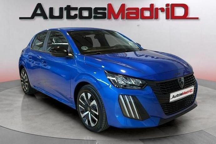Usado Peugeot 208 Active 101 CV (74 kW) 2024 Azul Utilitario