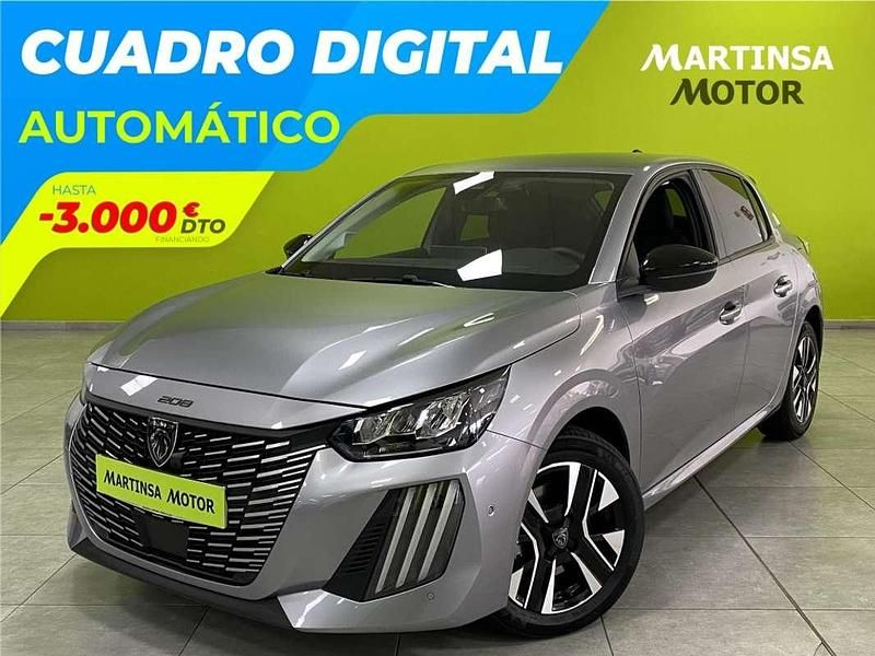 Usado Peugeot 208 Allure 101 CV (74 kW) 2025 Plateado Utilitario