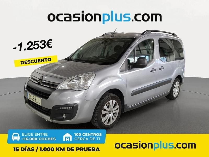 Gris Usado 2018 Citroën Berlingo PureTech Familiar | 13.790 € (Precio justo) - Imagen 1/4