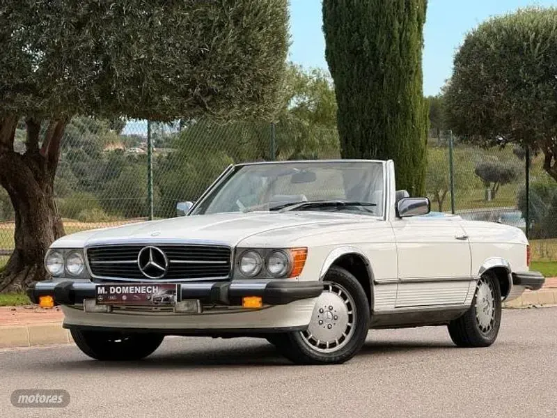 Usado Mercedes SL450 162 CV (119 kW) 1980 Blanco Descapotable