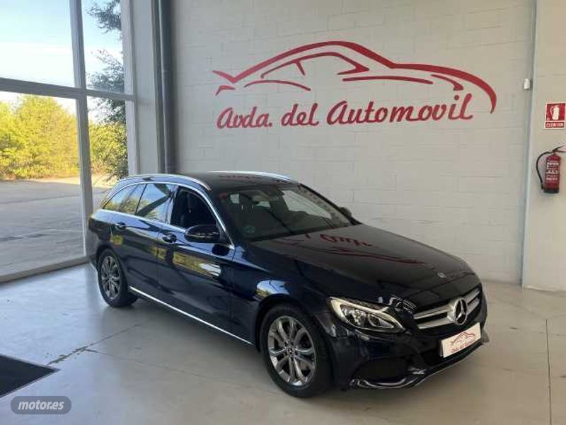 Azul Usado 2018 Mercedes C220 Familiar | 26.500 € (Precio justo) - Imagen 1/4