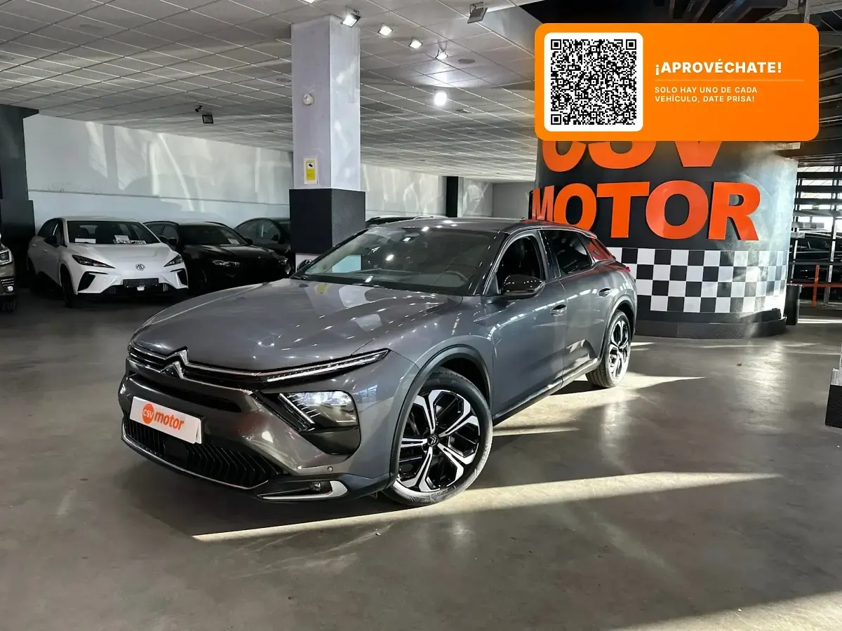 Usado Citroën C5 X PureTech 181 CV (133 kW) 2022 Gris / plata Familiar