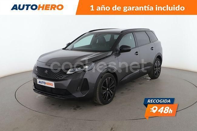 Gris Usado 2021 Peugeot 5008 GT Monovolumen | 24.299 € (Precio justo) - Imagen 1/3