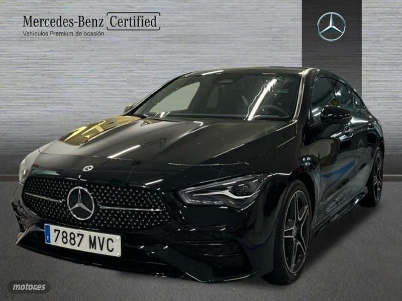 Negro Usado 2024 Mercedes CLA200 AMG line | 36.900 € (Buen precio) - Imagen 1/4