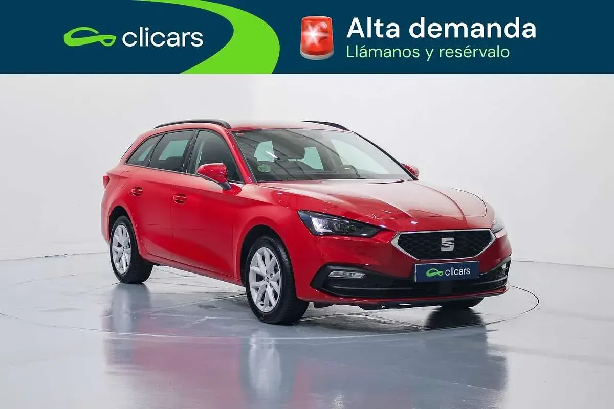 Brugt Seat Leon ST Style 150 HK (110 kW) 2020 Rød Stationcar