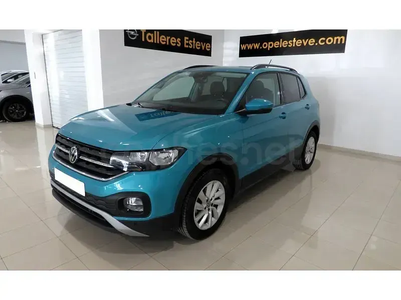Usado VW T-Cross Advance 110 CV (80 kW) 2023 Verde SUV