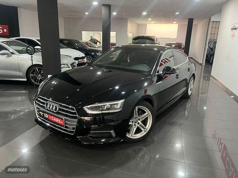 Negro Usado 2018 Audi A5 Sport Berlina | 28.499 € (Precio justo) - Imagen 1/4