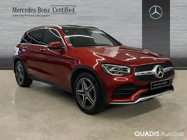 Usado Mercedes GLC220 194 CV (142 kW) 2022 Rojo jacinto SUV