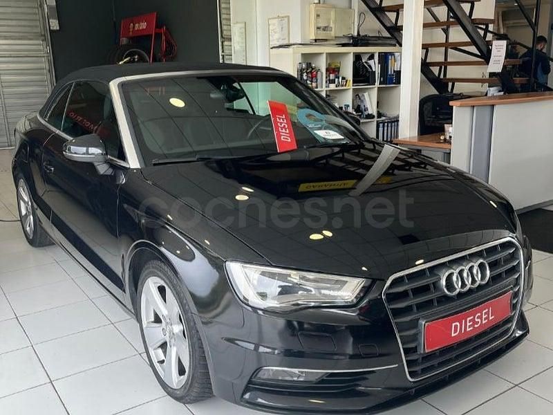 Usado Audi A3 Cabriolet Attraction 150 CV (110 kW) 2014 Negro Descapotable
