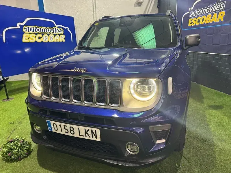 Usado Jeep Renegade Limited 120 CV (88 kW) 2020 Azul SUV