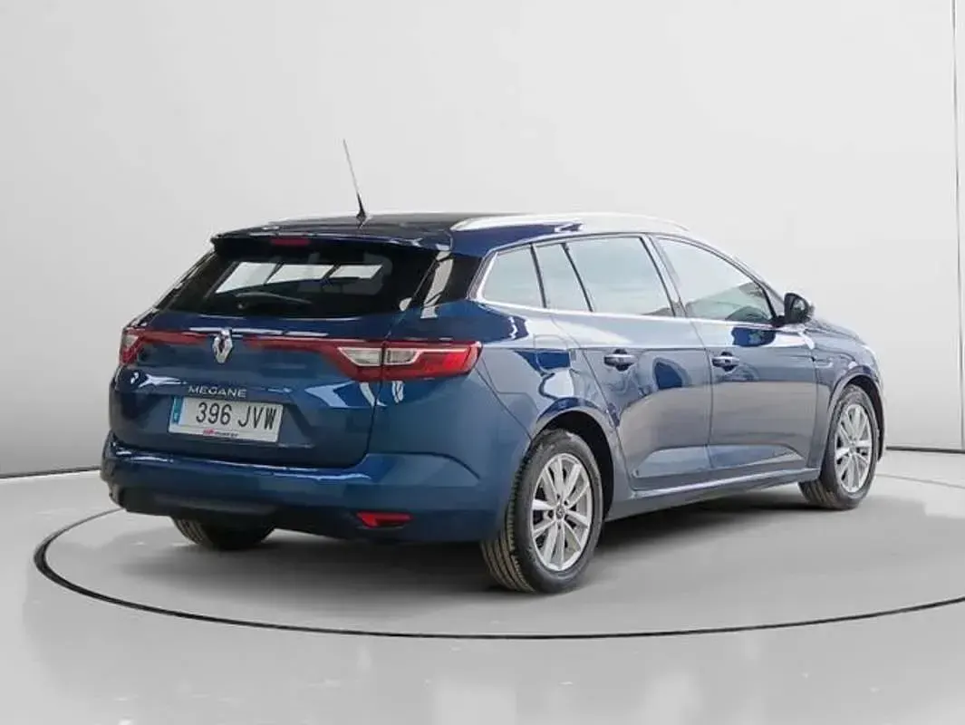 Usado Renault Mégane GrandTour Intens 101 CV (74 kW) 2016 Azul Familiar