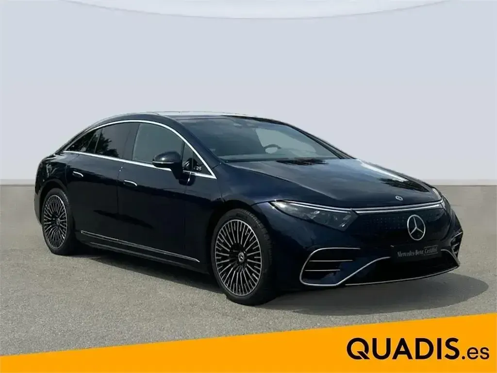 Usado Mercedes EQS450+ Edition 264 kW (360 CV) 2024 Azul náutico Berlina