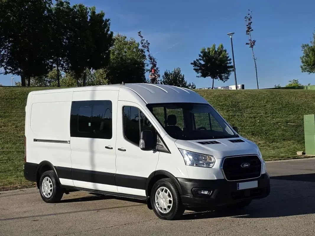 Usado Ford Transit Trend 131 CV (96 kW) 2020 Blanco Van