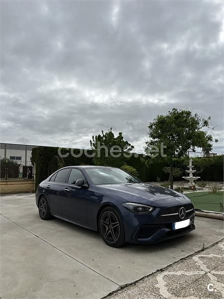 Usado Mercedes C220 194 CV (142 kW) 2021 Azul Berlina