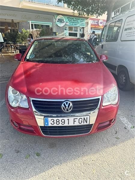 Rojo Usado 2006 VW Eos Descapotable | 4800 € (Buen precio) - Imagen 1/4