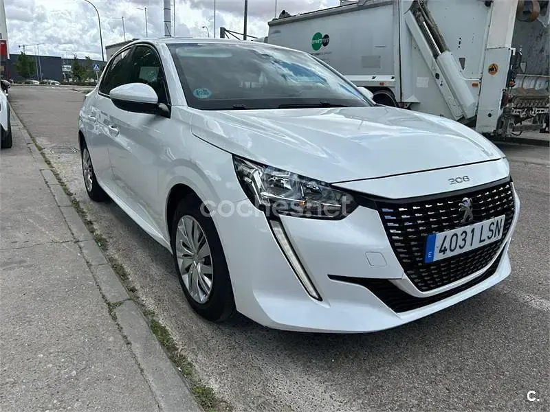 Brugt Peugeot 208 Active 100 HK (73 kW) 2021 Hvid Hatchback