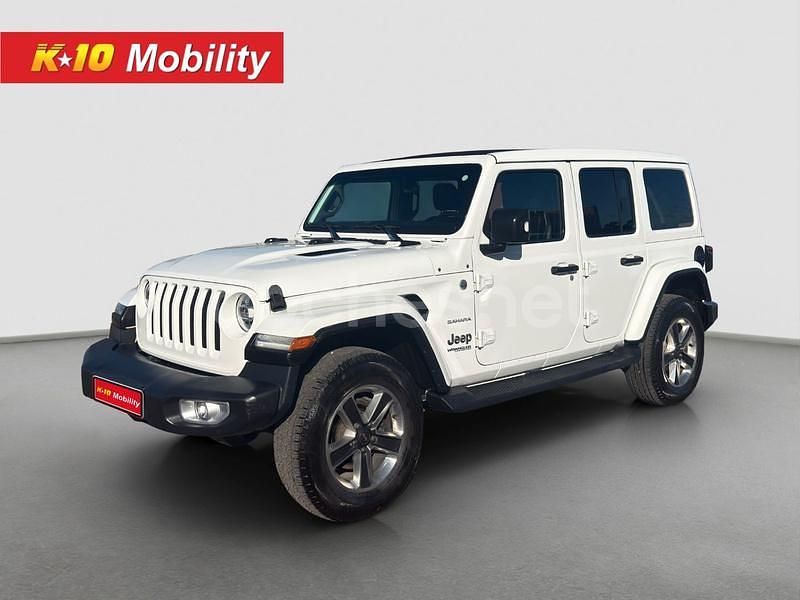 Blanco Usado 2019 Jeep Wrangler Sahara SUV | 52.500 € (Caro) - Imagen 1/4