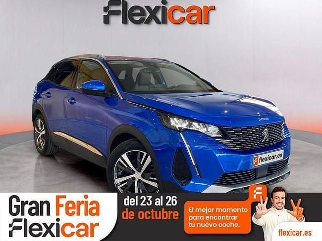 Azul Usado 2021 Peugeot 3008 Allure SUV | 15.290 € (Precio justo) - Imagen 1/4