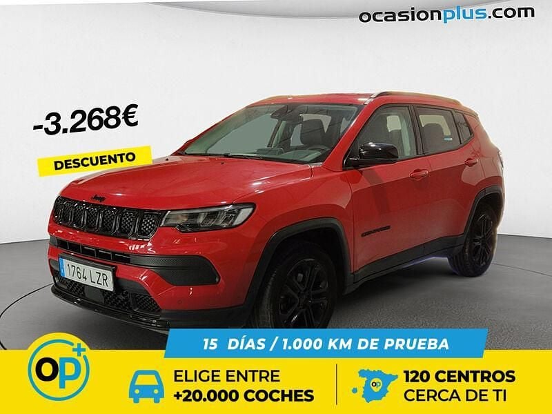 Usado Jeep Compass Night Eagle 130 CV (95 kW) 2022 Rojo SUV