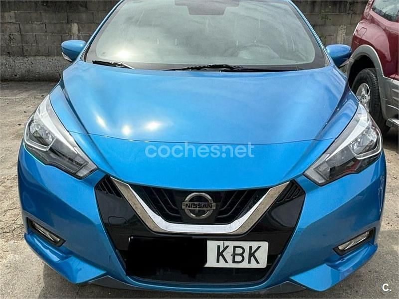 Azul Usado 2017 Nissan Micra Acenta Berlina | 9000 € (Precio justo) - Imagen 1/4