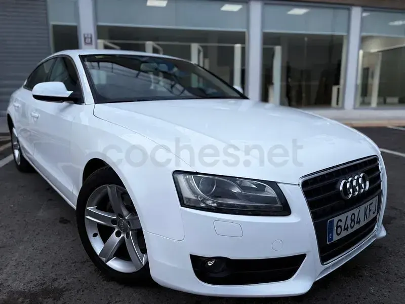 Usado Audi A5 Sportback S-Line 170 CV (125 kW) 2010 Blanco Utilitario