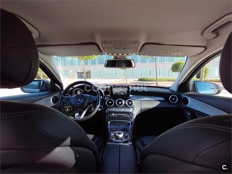 Usado Mercedes C200 136 CV (100 kW) 2016 Gris / plata Berlina