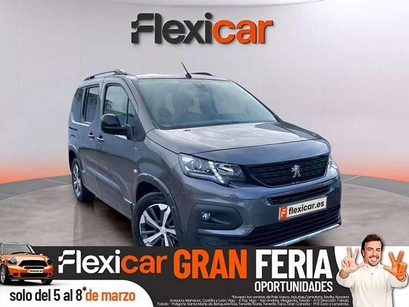 Usado Peugeot Rifter GT-line 131 CV (96 kW) 2020 Gris Monovolumen