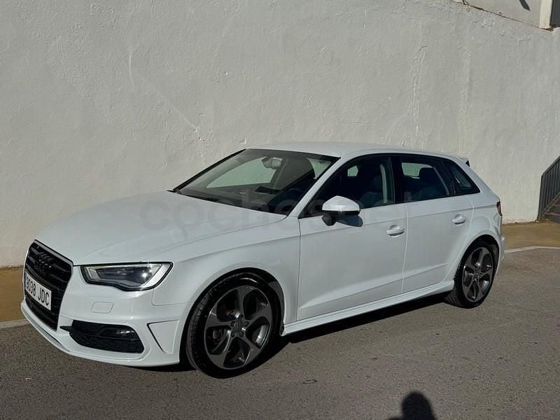 Usado Audi A3 S-Line 150 CV (110 kW) 2015 Blanco Berlina